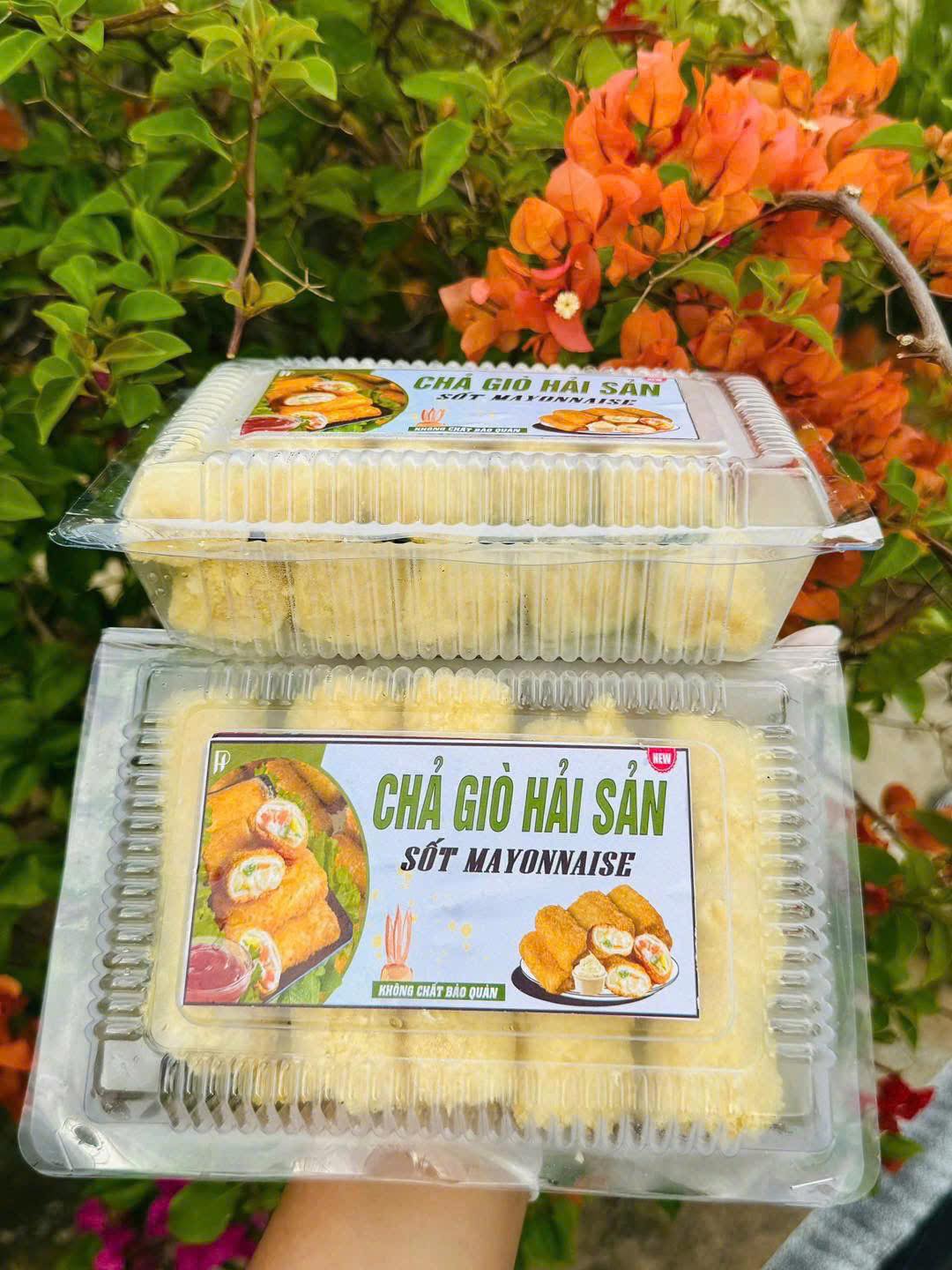 Chả giò hải sản sốt mayonnaise