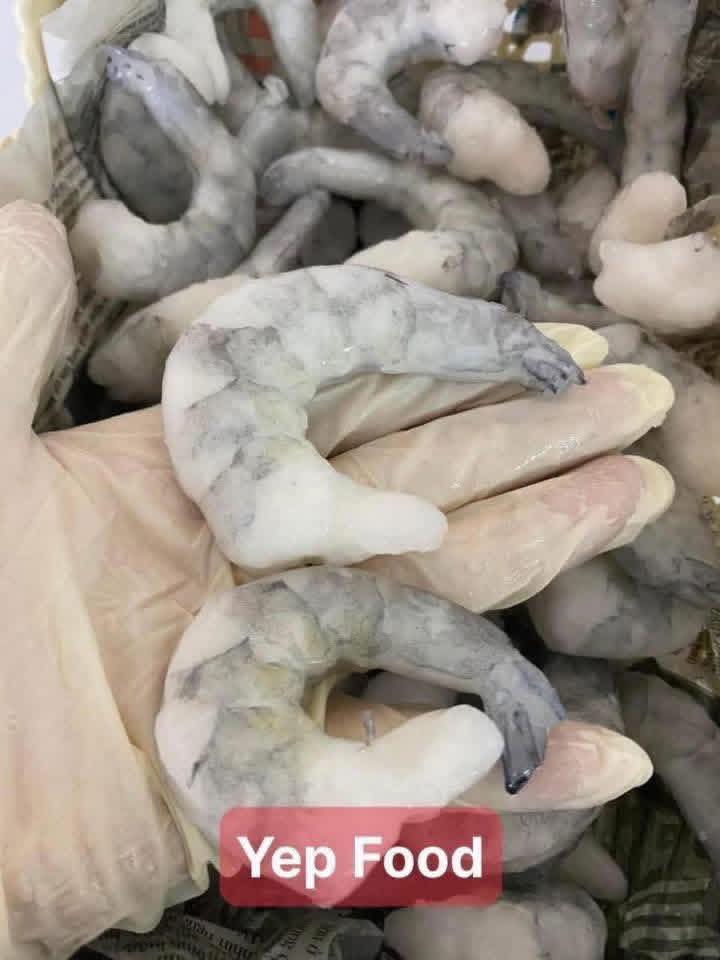 Nõn tôm thẻ xuất EU tầm 50 nõn kg